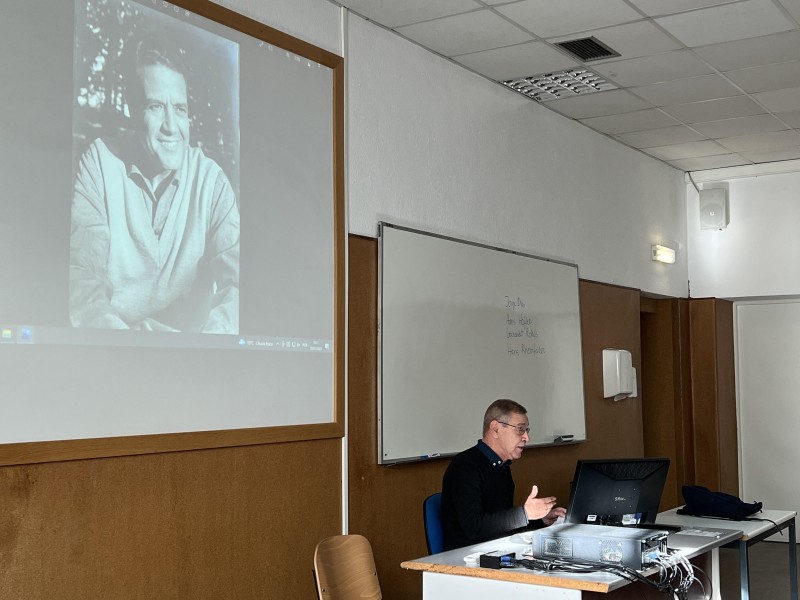 João Leal, com a sua apresentação “Jorge Dias na Alemanha (1939-1944): os esclarecimentos do arquivo”